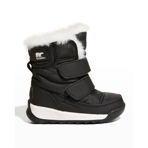 Sorel Kid's Whitney II Waterproof Winter snow Boots w Faux Fur